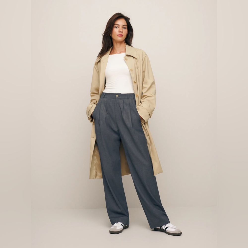 Reformation mason pant charcoal size 2